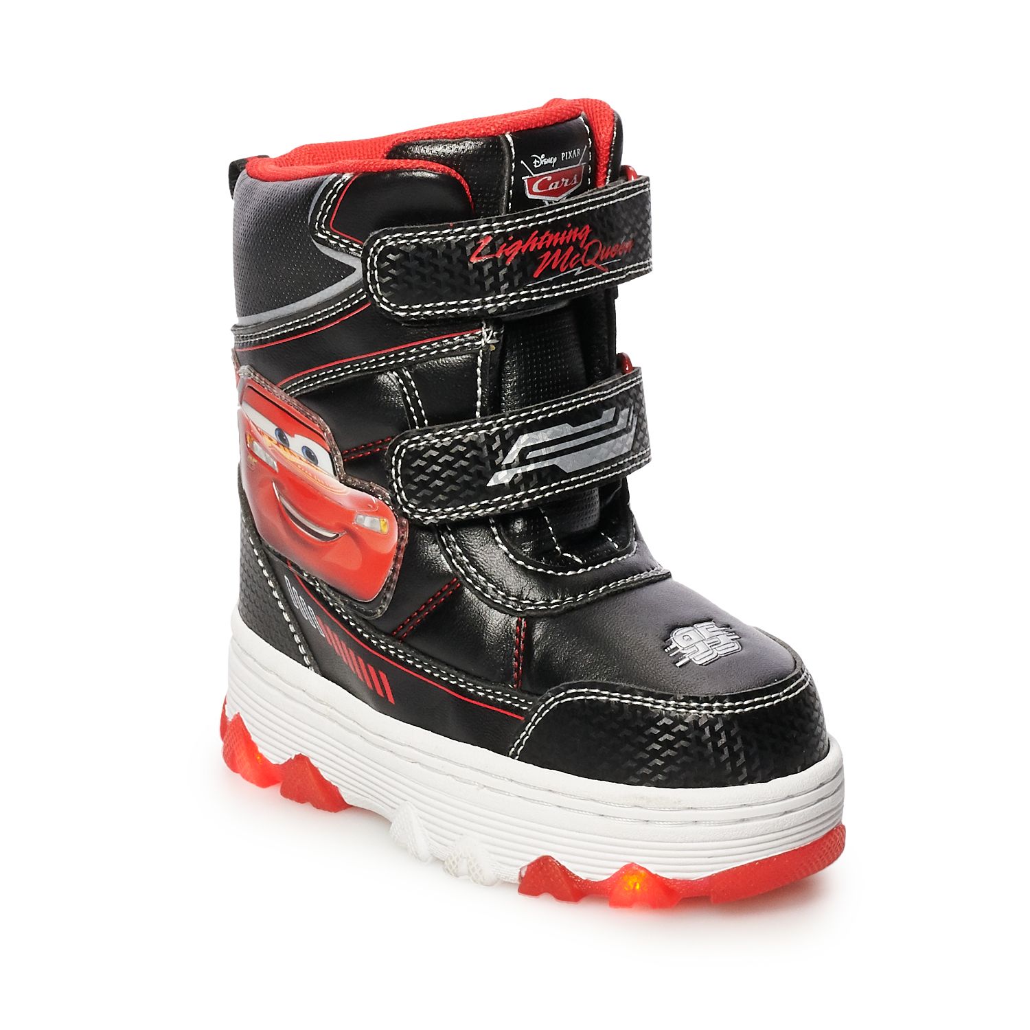 lightning mcqueen snow boots