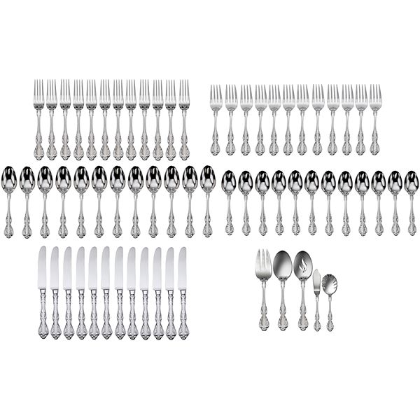 Service for 1 Details about   Oneida Mandolina 5 Piece 18/10 Stainless Steel Flatware Set 