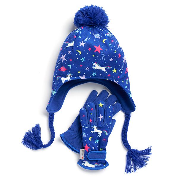 Girls 4 16 So Unicorn Galaxy Heidi Hat Gloves Set - galaxy koala roblox