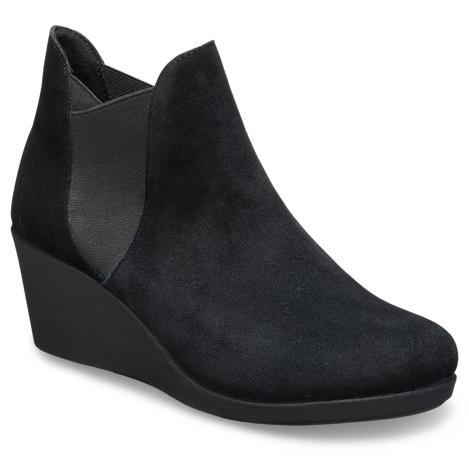 crocs wedge ankle boots