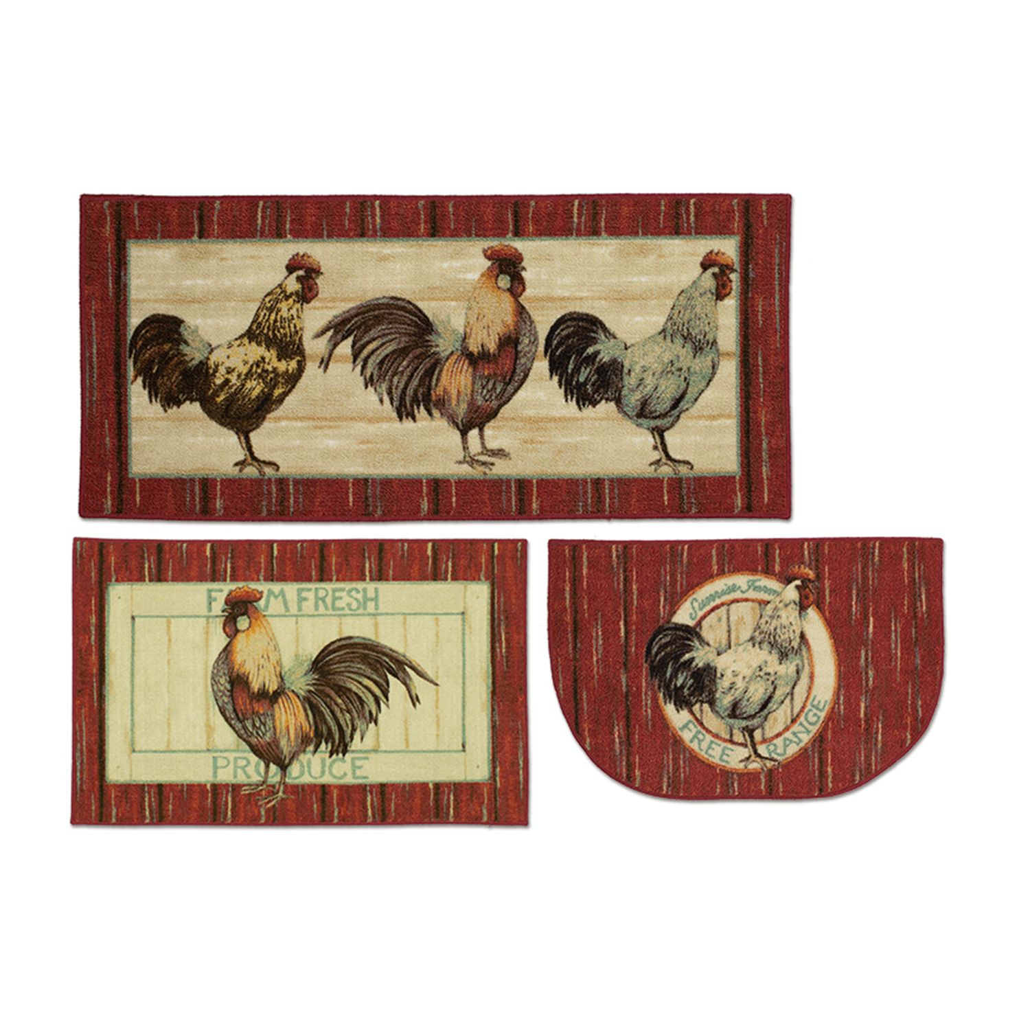 Mohawk® Home Free Range Rooster Kitchen Rug