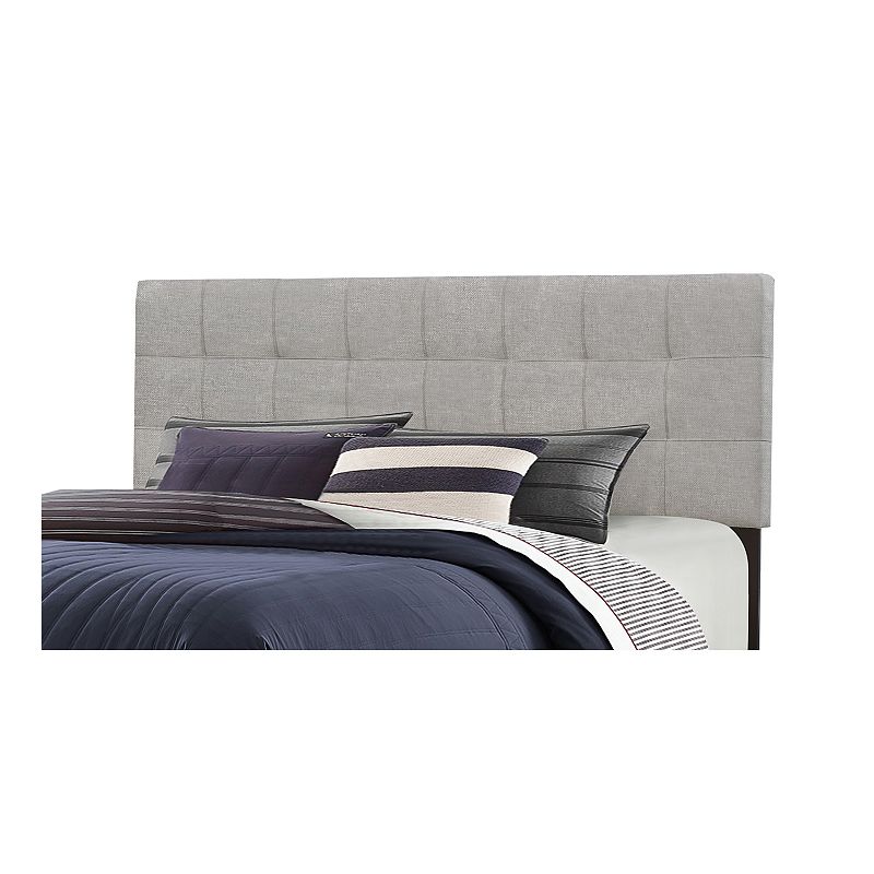 Hillsdale Furniture Delaney Tufted Headboard, Grey, King - 39237394 - Furniture The perfect combination of simple design and stunn sku 39237394