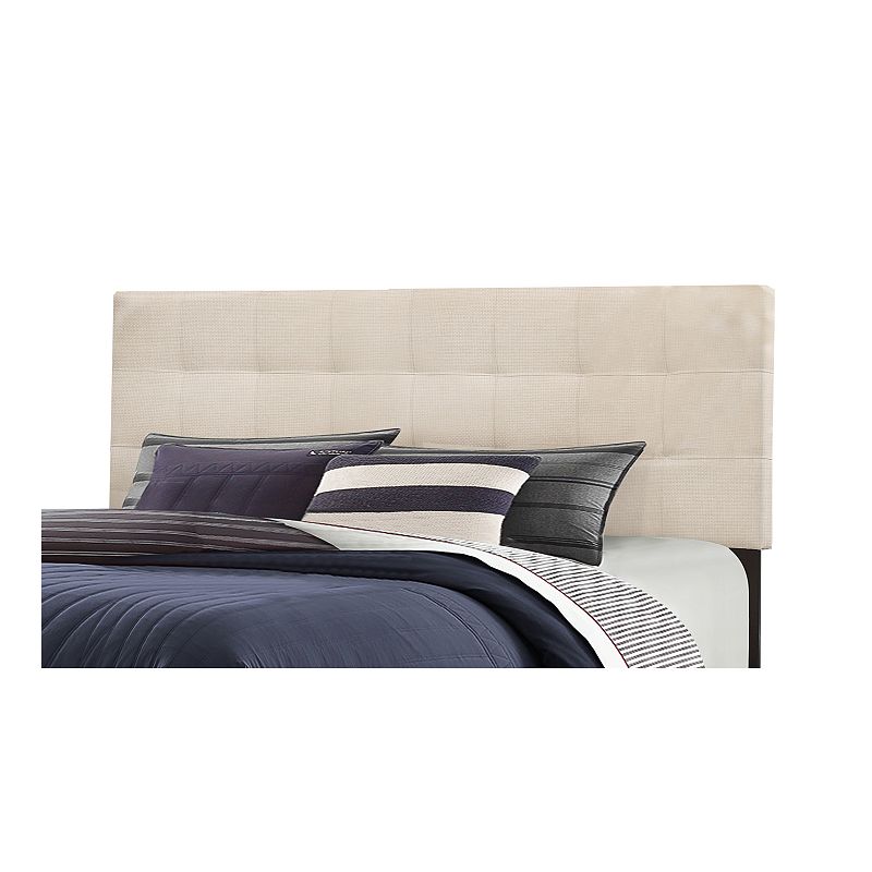Hillsdale Furniture Delaney Tufted Headboard, Beig/Green, Queen