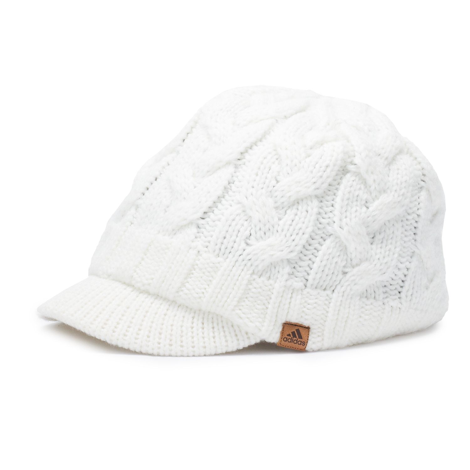 adidas Crystal Cable Knit Brimmer Beanie