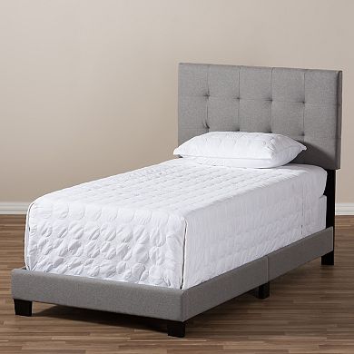 Baxton Studio Brookfield Tufted Twin Bed