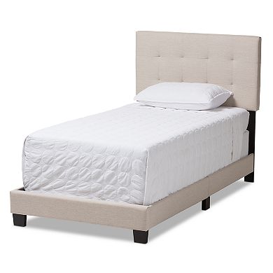 Baxton Studio Brookfield Tufted Twin Bed