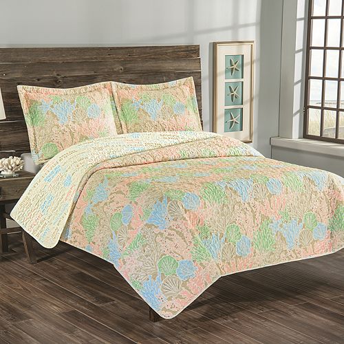 Grand Collection Biscayne Bay Reversible Quilt Set