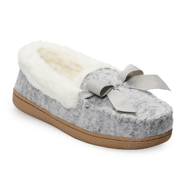 Women's Sonoma Goods For Life® Basic Microsuede Moccasin Slippers