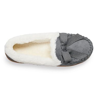 Women's Sonoma Goods For Life® Basic Microsuede Moccasin Slippers