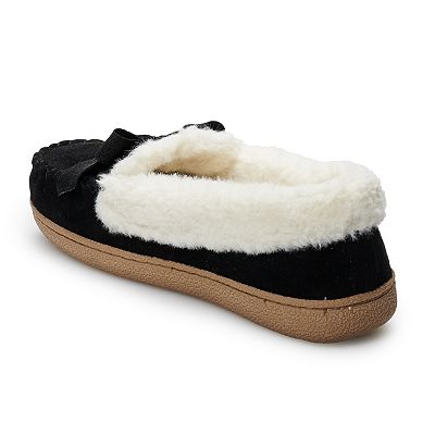 Women s Sonoma Goods For Life Basic Microsuede Moccasin Slippers