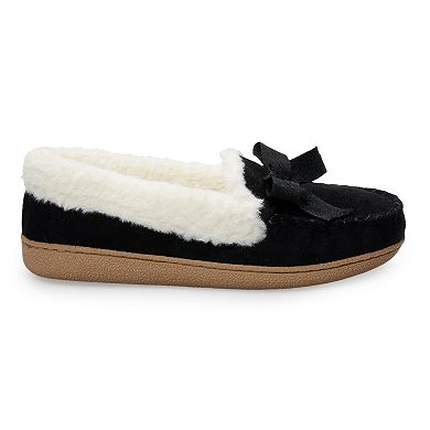 Women's Sonoma Goods For Life® Basic Microsuede Moccasin Slippers