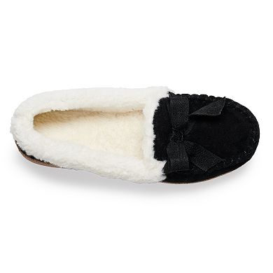 Women's Sonoma Goods For Life® Basic Microsuede Moccasin Slippers