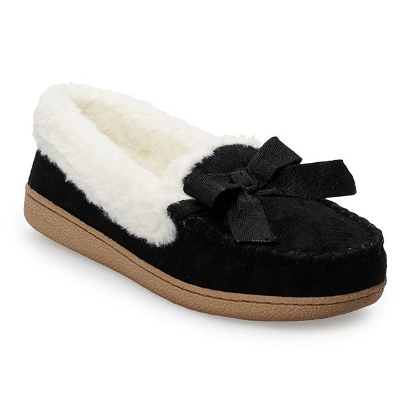 Women's Sonoma Goods For Life® Basic Microsuede Moccasin Slippers