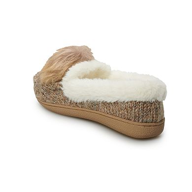 Women's Sonoma Goods For Life Sweater Knit Moccasin Slippers