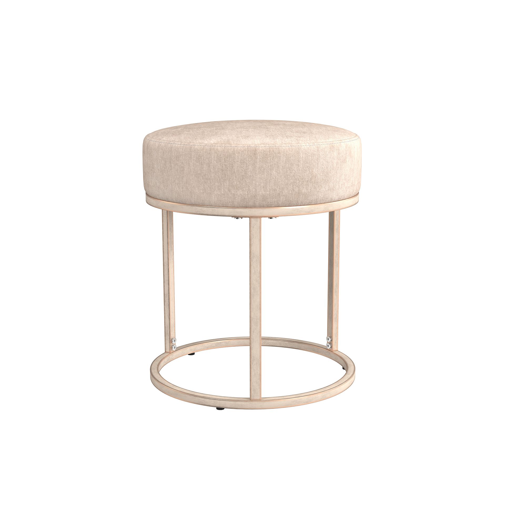 Hillsdale Furniture Swanson Vanity Stool, White