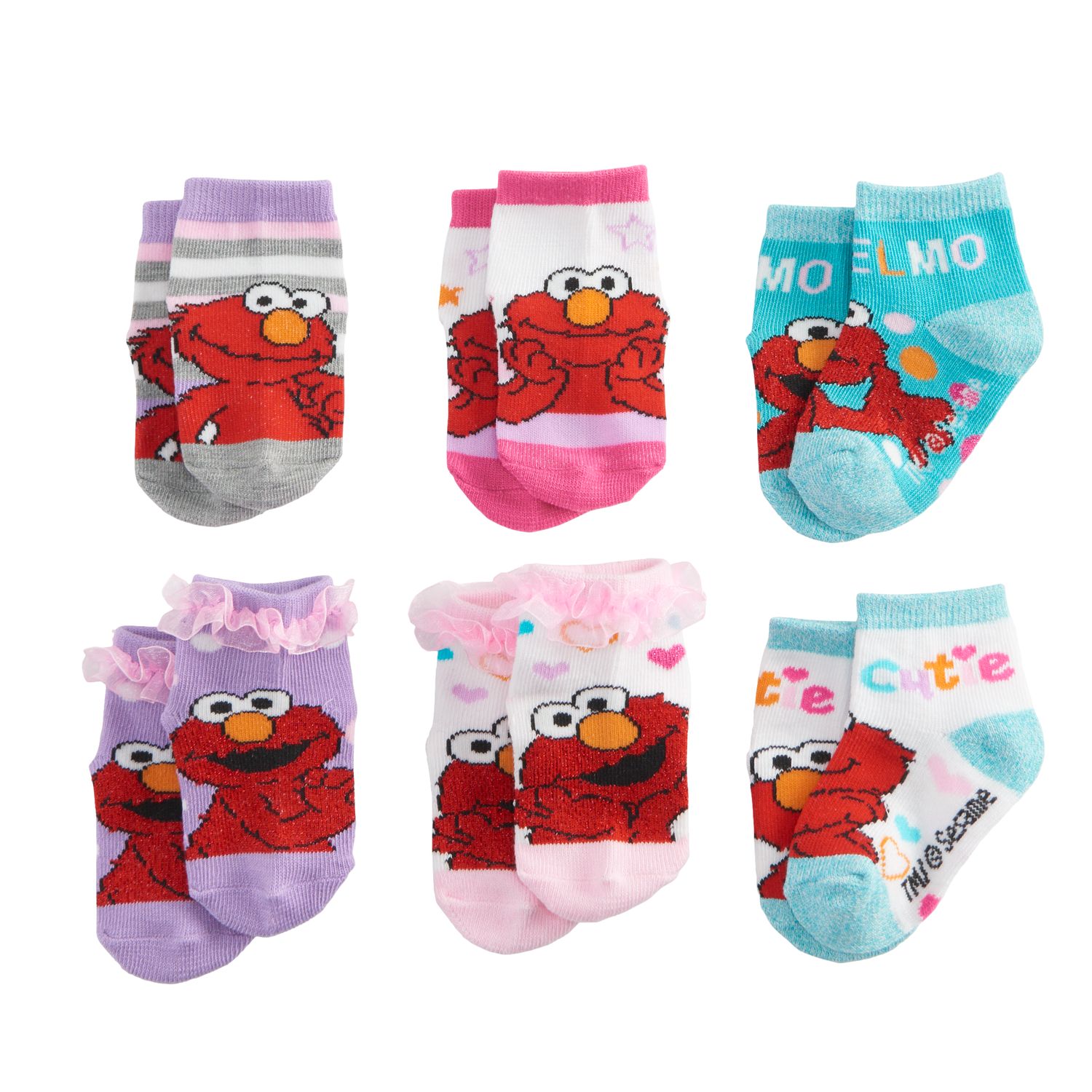sesame street baby socks