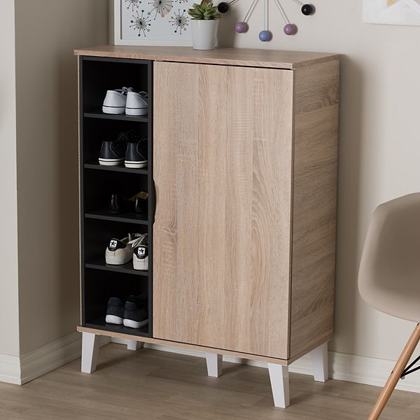 Baxton Studio Adelina Shoe Cabinet