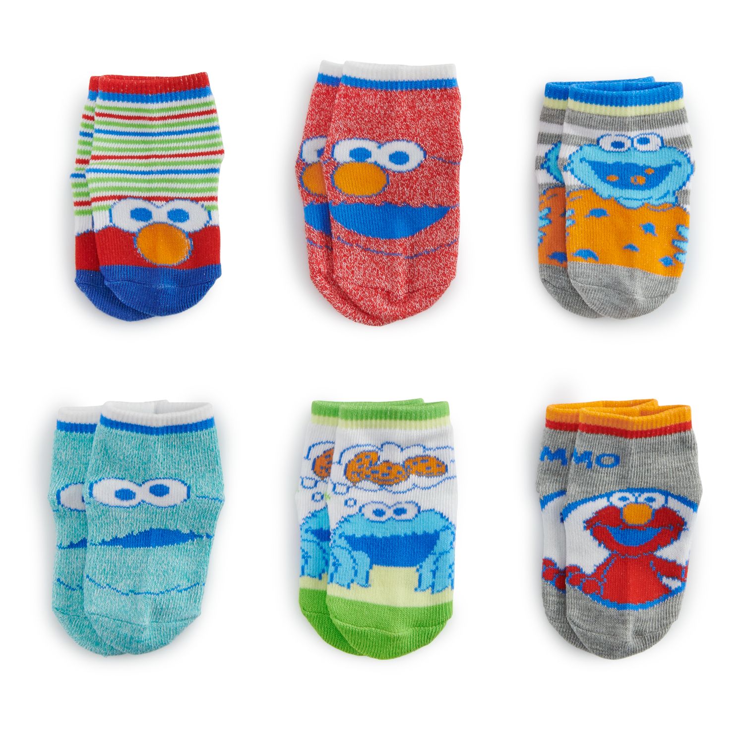 sesame street baby socks