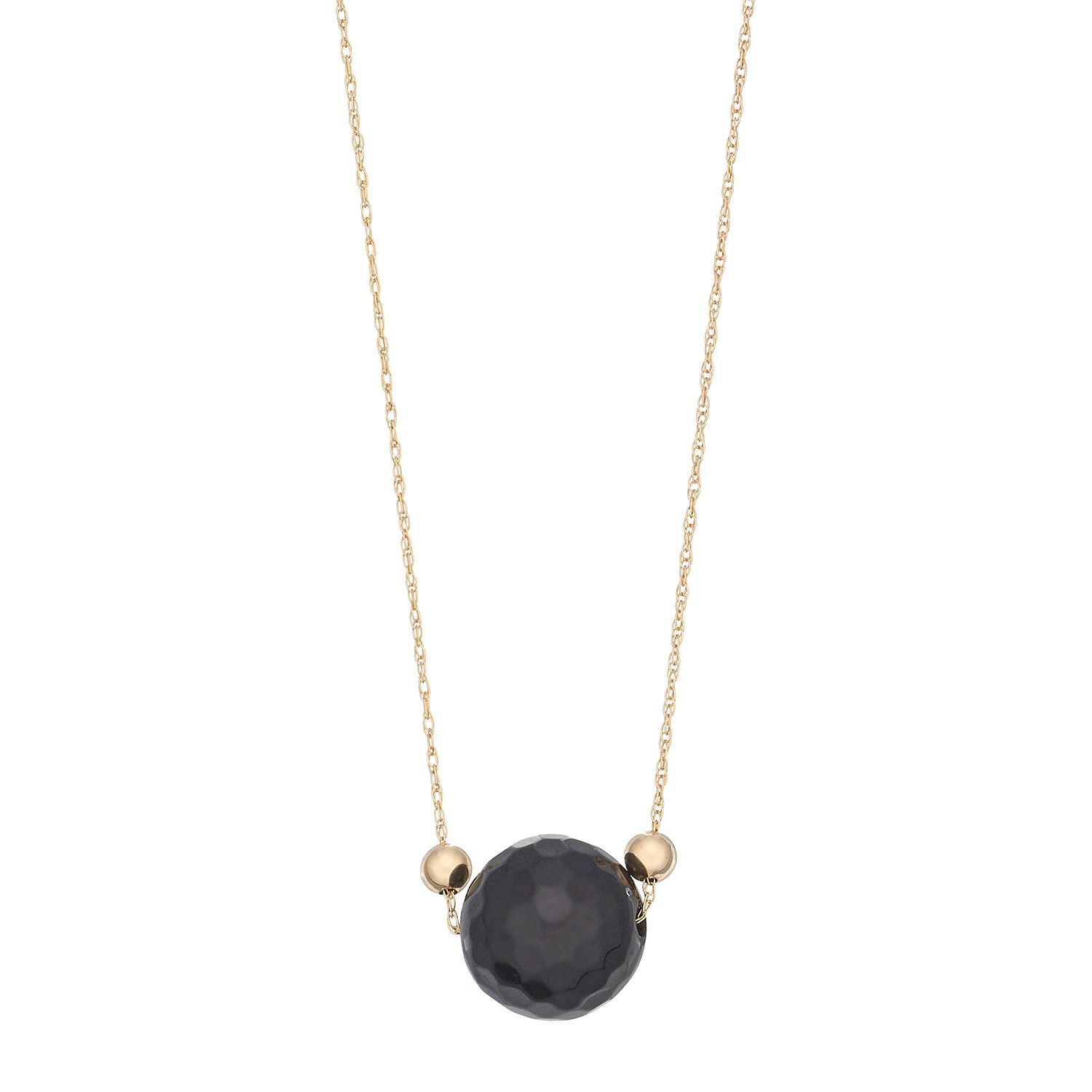 Kohls black deals onyx necklace