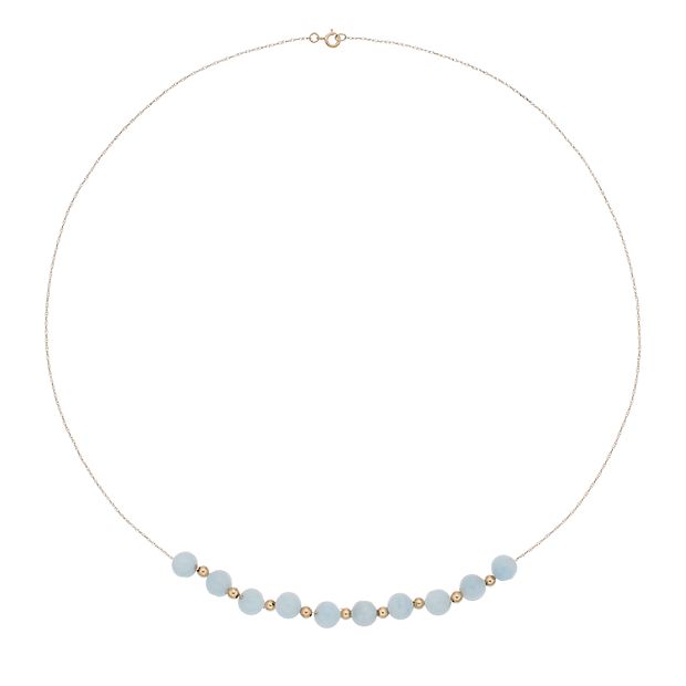 Kohls aquamarine online necklace