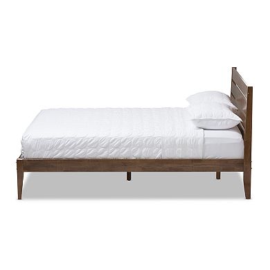 Baxton Studio Elmdon Slatted Platform Bed