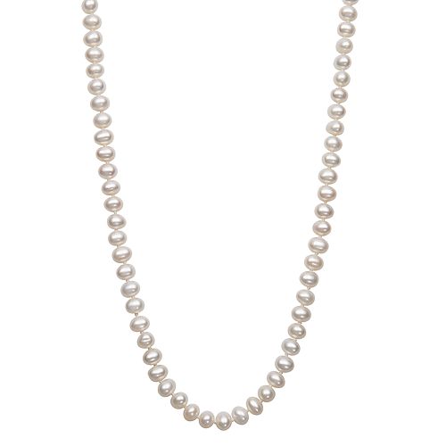 Kids' 14k Gold Freshwater Cultured Pearl Necklace