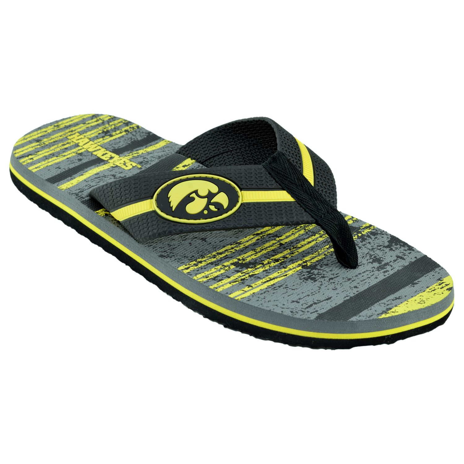 iowa hawkeye flip flops
