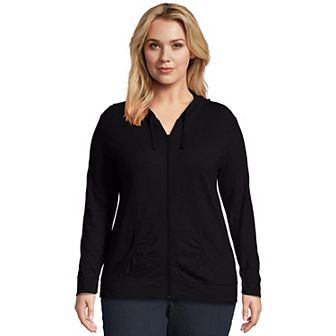 Plus Size Just My Size® Slubbed Hoodie