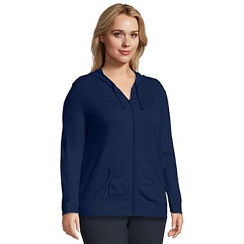 Plus Size Just My Size® Slubbed Hoodie