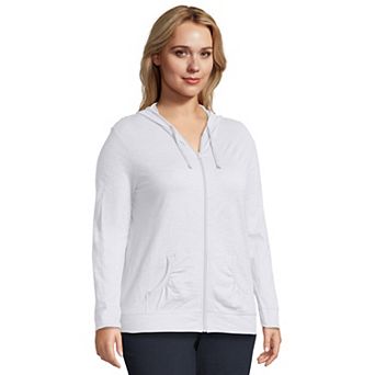 Plus Size Just My Size® Slubbed Hoodie