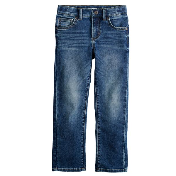 Boys 4-12 Sonoma Goods For Life® Comfort Knit Denim Straight Jeans in ...