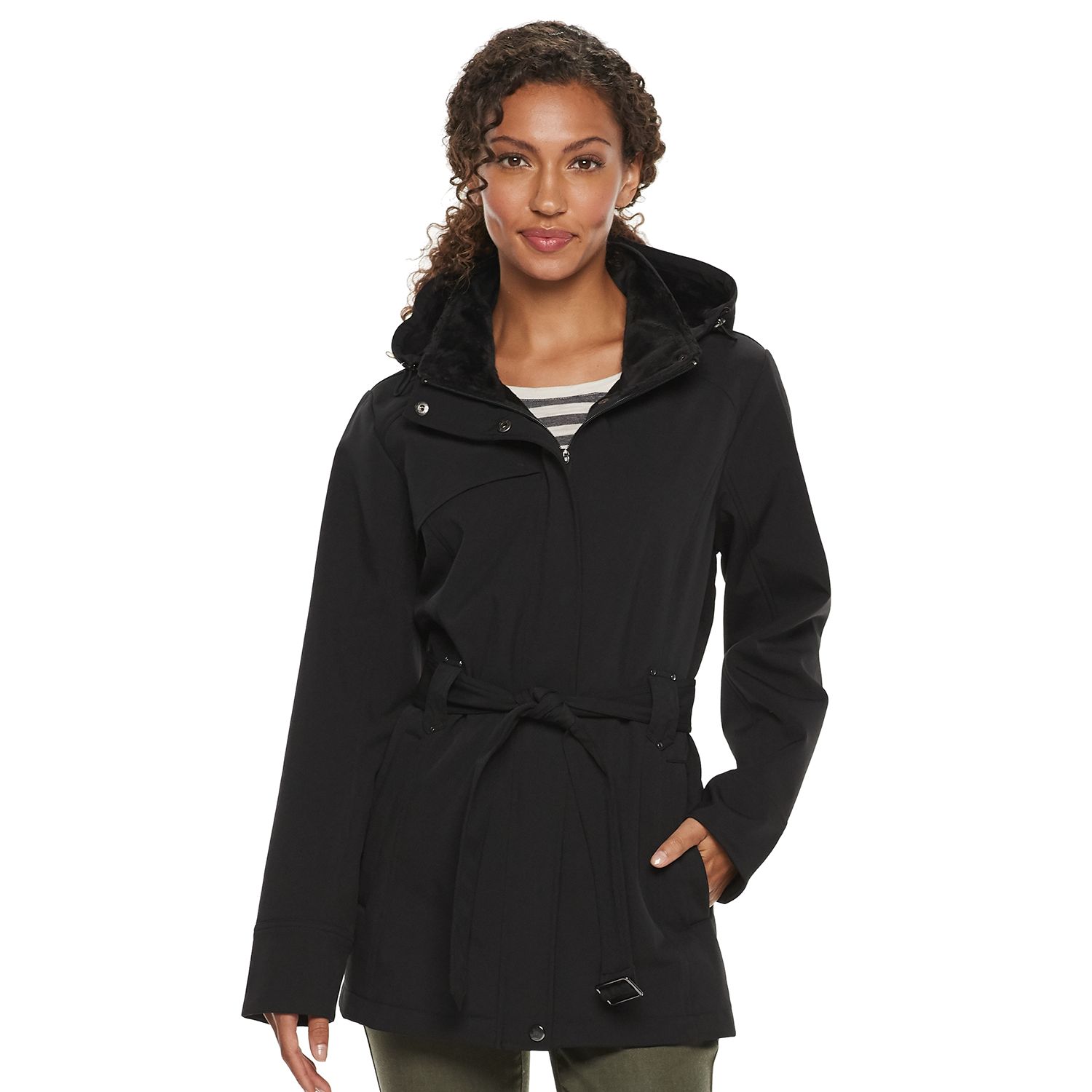 women's zeroxposur britney soft shell hooded jacket