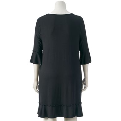 Plus Size LC Lauren Conrad Ruffle Sheath Dress