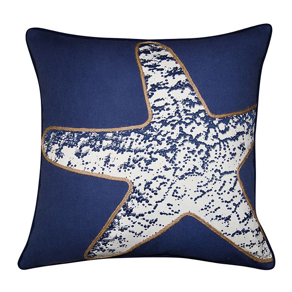 Spencer Home Decor Starfish Throw Pillow