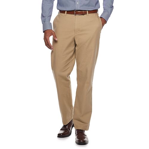 Men's Croft & Barrow® Classic-Fit Flannel-Lined Canvas Chino Pants