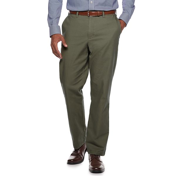 Men's Croft & Barrow® Classic-Fit Flannel-Lined Canvas Chino Pants