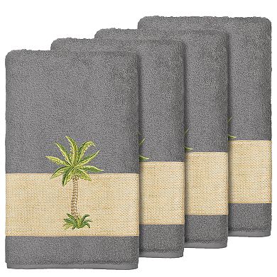 Linum Home Textiles Colton Embellished Bath Towel Set