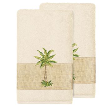 Linum Home Textiles Colton Embellished Bath Towel Set