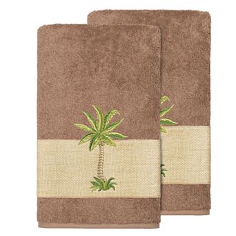 Linum Home Textiles Colton Embellished Bath Towel Set