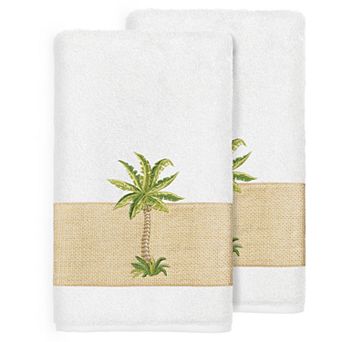Linum Home Textiles Colton Embellished Bath Towel Set