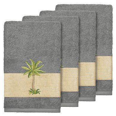 Linum Home Textiles Colton Embellished Hand Towel Set