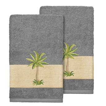 Linum Home Textiles Colton Embellished Hand Towel Set
