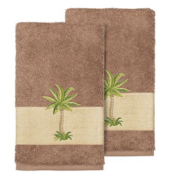 Linum Home Textiles Colton Embellished Hand Towel Set