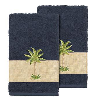 Linum Home Textiles Colton Embellished Hand Towel Set