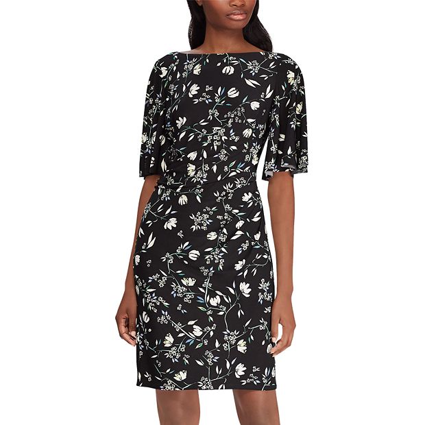 Chaps floral 2025 sheath dress