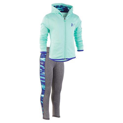 Under Armour Girls Active Hoodie and Legging Set
