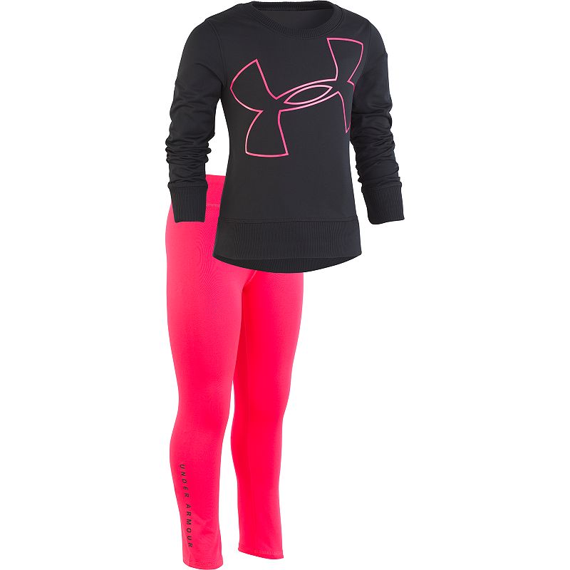 Under Armour Girls Active Hoodie and Legging Set