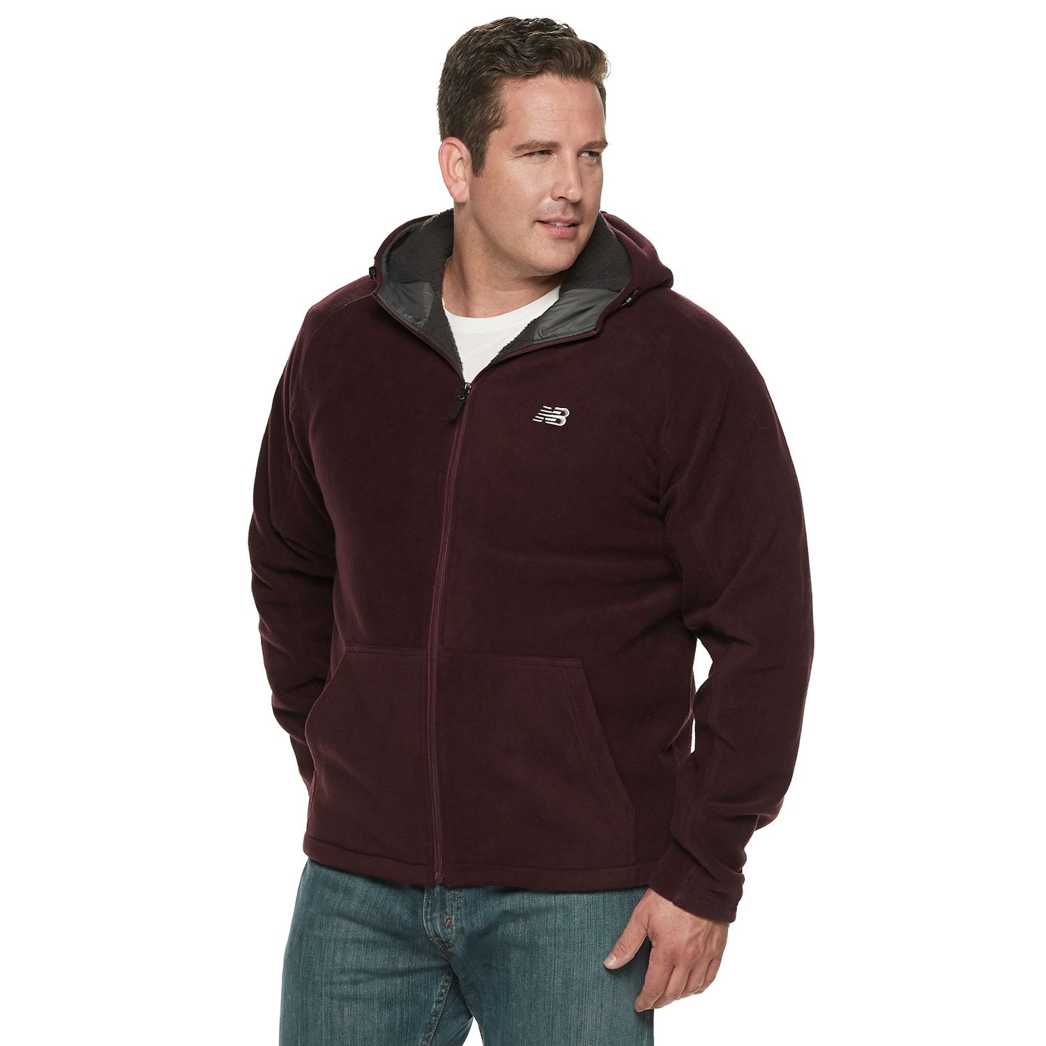 new balance sweater fleece jacket