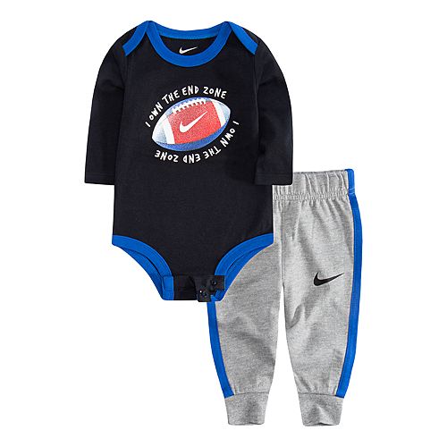 Baby Boy Nike Football Bodysuit & Jogger Pants Set