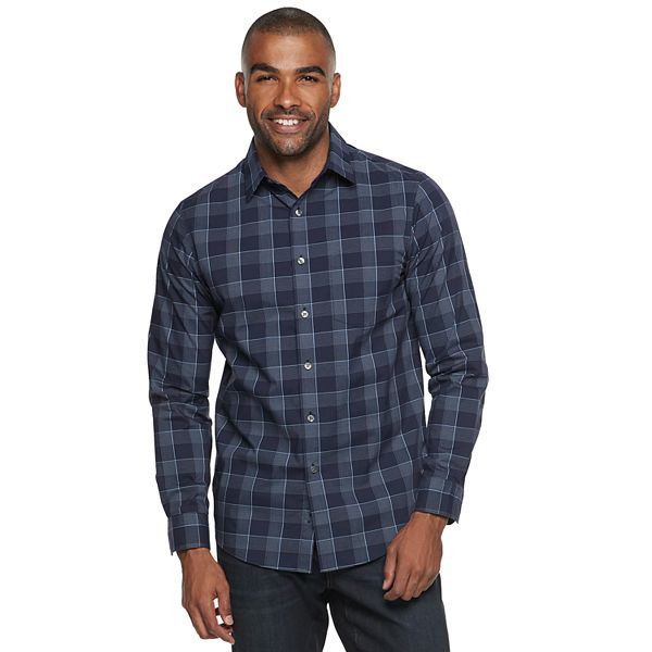 Men's Apt. 9® Stretch No-Iron Woven Button-Down Shirt